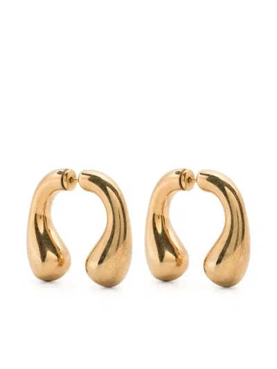 Panconesi "p Helix" Earrings In Gold