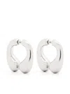 Panconesi P Helix Earrings In Silber