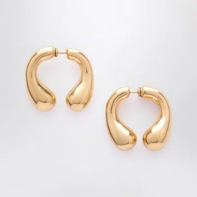 Panconesi P Helix Earrings In Gold