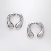 Panconesi P Helix Silver Earrings