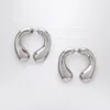 Panconesi P Helix Silver Earrings In Metallic