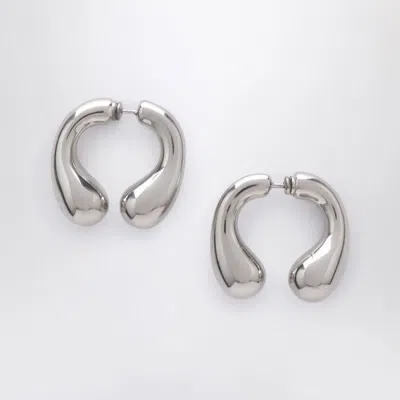 PANCONESI PANCONESI  P HELIX SILVER EARRINGS