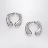 Panconesi P Helix Silver Earrings In Silver