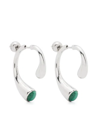 Panconesi P Malakite Earrings Accessories In Gray