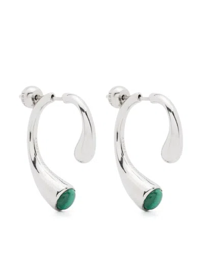 Panconesi P Malakite Earrings Accessories In Grey