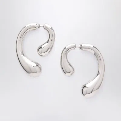 PANCONESI P SILVER EARRINGS