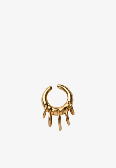 Panconesi Pierced Circle Cuff Earring In Gold