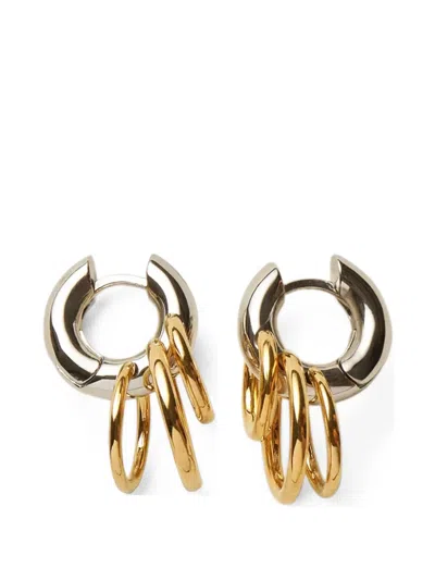 Panconesi Pierced Huggies Earrings In Multi