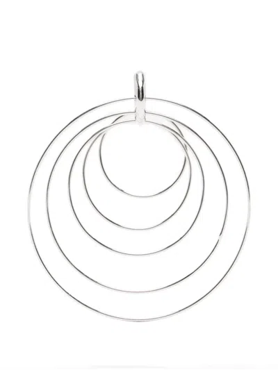 Panconesi "pierced Serpent" Hoops Large In Pattern