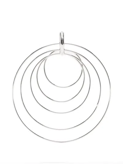 Panconesi "pierced Serpent" Hoops Large In Pattern