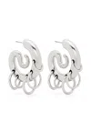 Panconesi Pierced Serpent Hoop Earrings