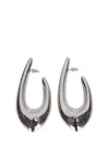 Panconesi Sculptural Brass Drop Earrings In Metallic