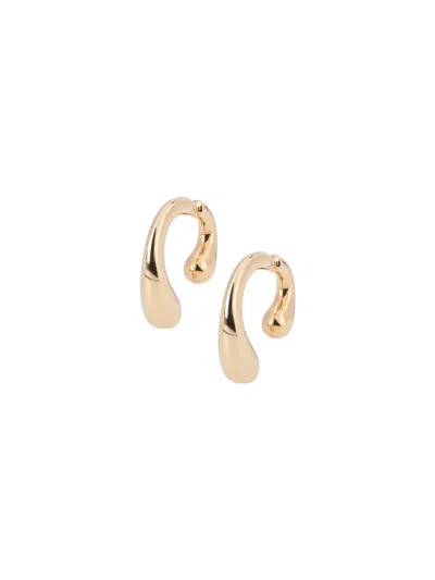 Panconesi Sculptural Drop Earrings In Gold