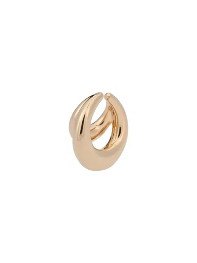 Panconesi Sculptural Hoop Earrings In Gold