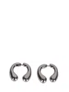Panconesi Sculptural Small Earrings In Black