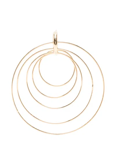 Panconesi Serpent Hoop Earings In Gold