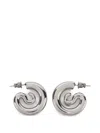 Panconesi Extra Small Serpent Earrings In White