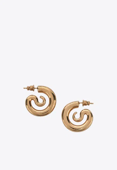 Panconesi Serpent Hoops Extra Small Earrings In Gold