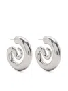 Panconesi Small Serpent Earrings In Gray