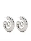 Panconesi Serpent Hoops Small Accessories In Metallic