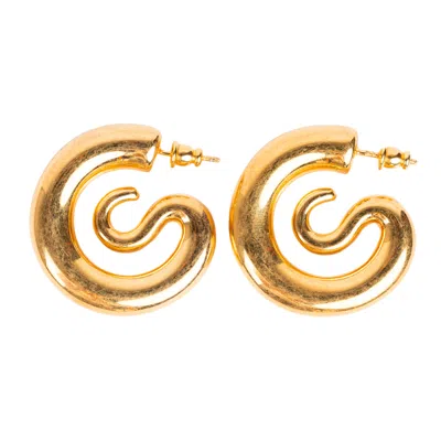 Panconesi Serpent Hopps Small In Gold In Oro