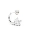 Panconesi Nova Curved Earrings In Silver