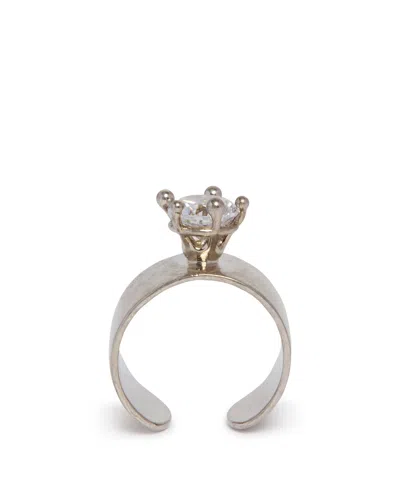 Panconesi Silver Armour Diamond Ring