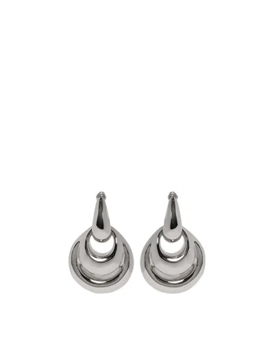 Panconesi Silver Blow Up Drop Earrings