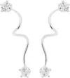 Panconesi Silver Constellation Earrings In Brass Silver