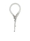 Panconesi Silver Crystal-embellished Ear Cuff In Metallic