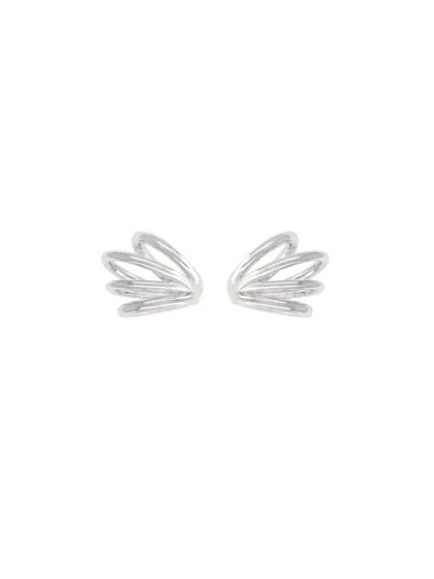Panconesi Silver Earrings In Metallic