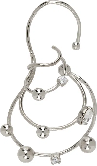 Panconesi Silver Large Orbit Single Ear Cuff