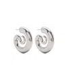 Panconesi Serpent Hoops Small Accessories In Silver