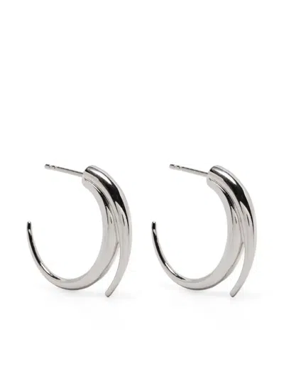 Panconesi Small Vortice Earrings In Silver