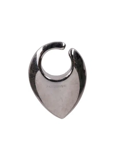 Panconesi Spada Drop Ear Cuff In Silver