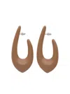 Panconesi Spada Drop Earrings In Brown