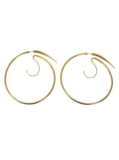 Panconesi Spina Upside Down Hoops Xl In Gold