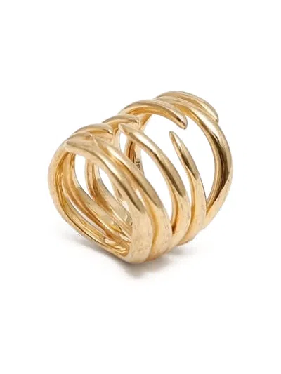Panconesi Spiral-band Ring In Gold