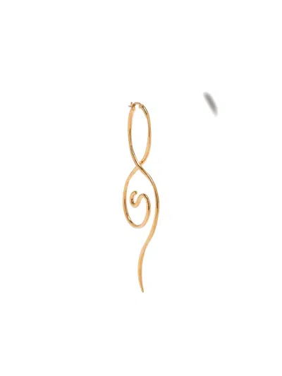 Panconesi Spiral Drop Earrings In Gold