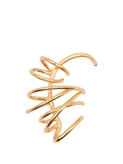 Panconesi Spiral Ear Cuff In Gold