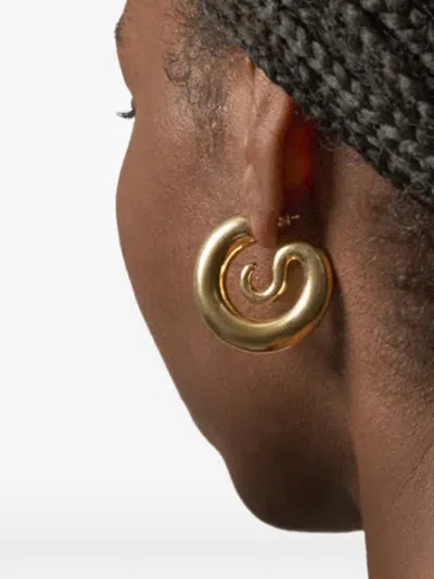 Panconesi Spiral-shape Earrings In Gold
