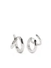 Panconesi Stellar Hoops Earrings In Metallic