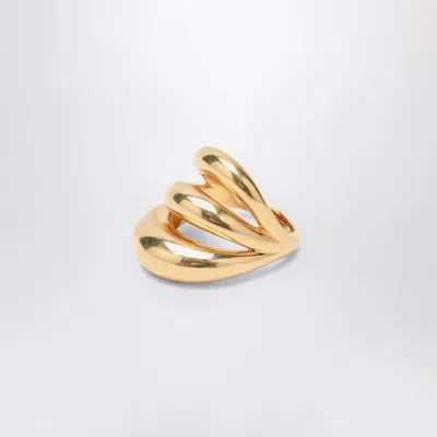 PANCONESI TRIPTYCH BLOW UP GOLD RING