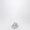Panconesi Triptych Blow Up Silver Ring In Silver