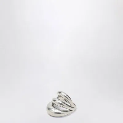 PANCONESI PANCONESI  TRIPTYCH BLOW UP SILVER RING