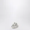 Panconesi Triptych Blow Up Silver Ring In Silver