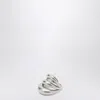 Panconesi Triptych Blow Up Silver Ring In Silver