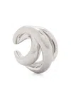 Panconesi Triptych Ear Cuff Accessories In Grey