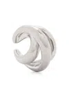 Panconesi Triptych Ear Cuff Accessories In Grey