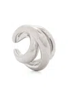 Panconesi Triptych Ear Cuff Accessories In Silber
